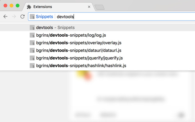 Snippets chrome谷歌浏览器插件_扩展第3张截图