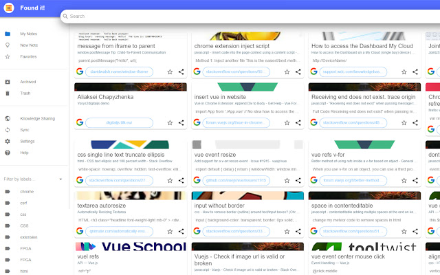 Foundit! - searchable bookmarks chrome谷歌浏览器插件_扩展第3张截图