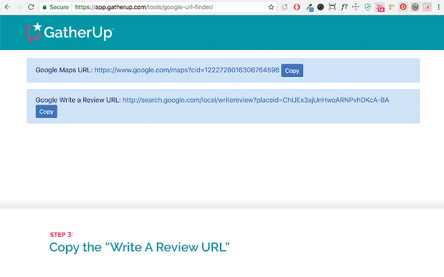GatherUp Google Review Link Generator chrome谷歌浏览器插件_扩展第3张截图