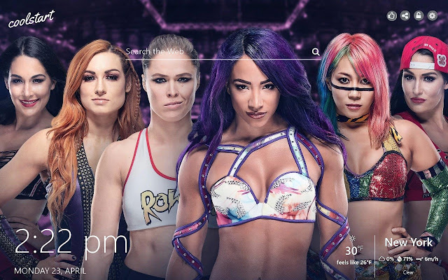 WWE Divas HD Wallpapers Girls Wrestling Theme chrome谷歌浏览器插件_扩展第1张截图