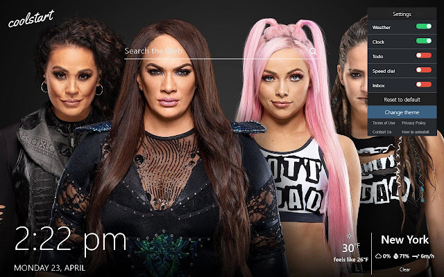WWE Divas HD Wallpapers Girls Wrestling Theme chrome谷歌浏览器插件_扩展第3张截图