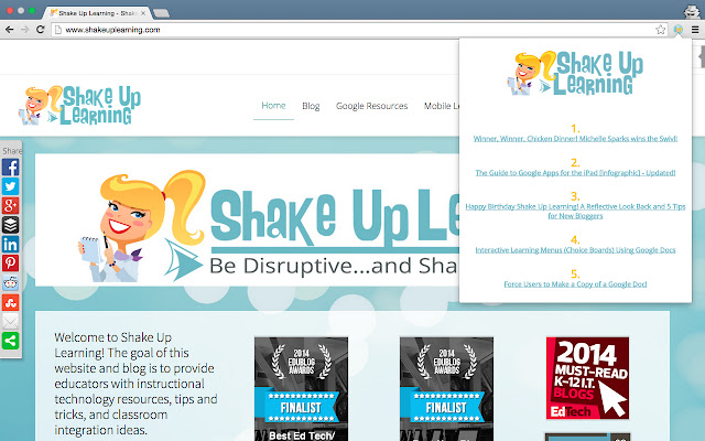 Shake Up Learning - by Kasey Bell. chrome谷歌浏览器插件_扩展第1张截图