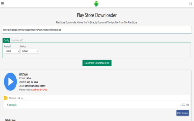 Play Store Downloader chrome谷歌浏览器插件_扩展第5张截图