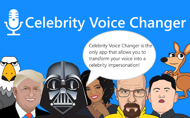 Celebrity Voice Changer chrome谷歌浏览器插件_扩展第1张截图