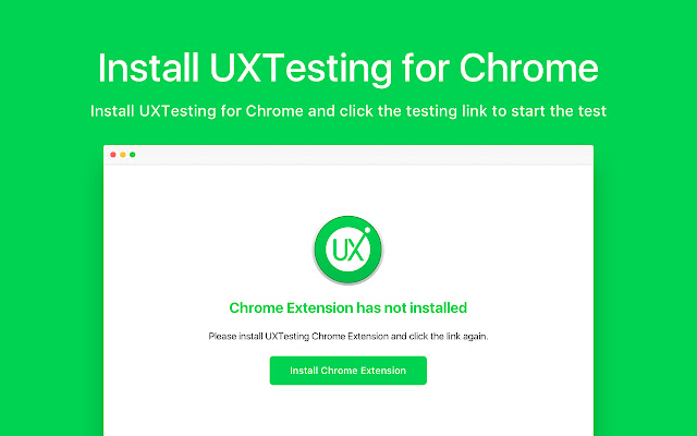 UXTesting chrome谷歌浏览器插件_扩展第1张截图