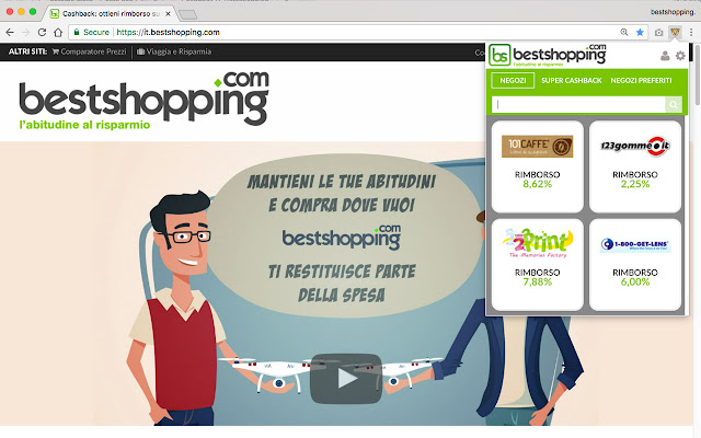 Cashback IT-Bestshopping chrome谷歌浏览器插件_扩展第2张截图