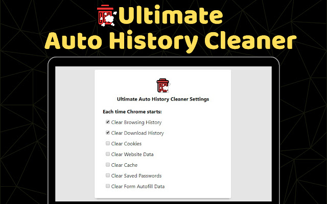 Ultimate Auto History Cleaner chrome谷歌浏览器插件_扩展第1张截图