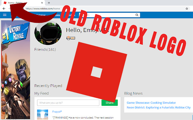 Roblox Logo Changer chrome谷歌浏览器插件_扩展第1张截图
