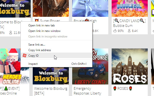 Quick Copy Roblox IDs chrome谷歌浏览器插件_扩展第1张截图