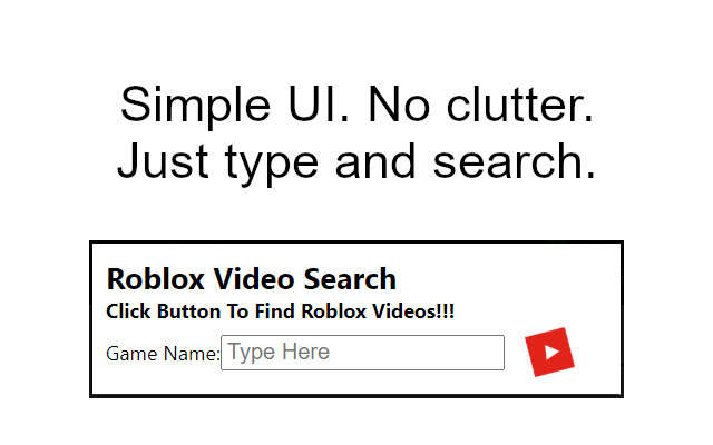 Roblox Video Search chrome谷歌浏览器插件_扩展第2张截图