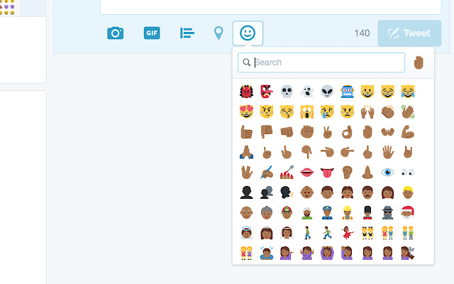 EmojiPanel for Twitter (Previously EmojiT) chrome谷歌浏览器插件_扩展第4张截图