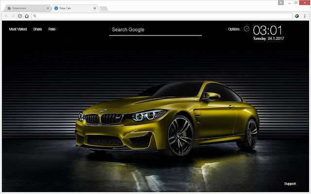 BMW Cars Wallpaper HD New Tab - freeaddon.com chrome谷歌浏览器插件_扩展第2张截图