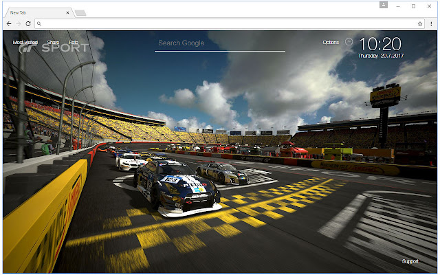Gran Turismo Sport Wallpaper HD Racing NewTab chrome谷歌浏览器插件_扩展第2张截图