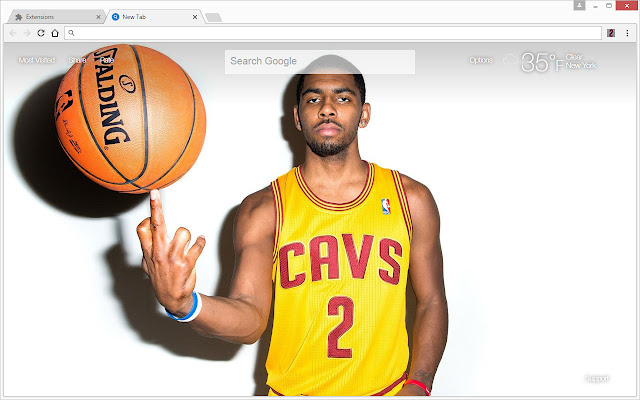 NBA Kyrie Irving Wallpapers HD Custom New Tab chrome谷歌浏览器插件_扩展第2张截图