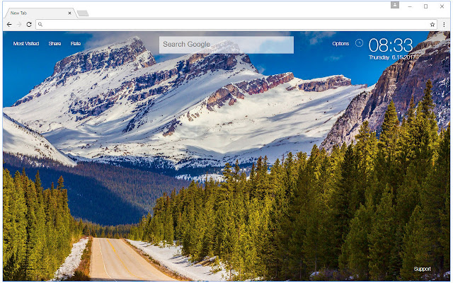 Mountain Wallpaper HD Custom Mountains NewTab chrome谷歌浏览器插件_扩展第2张截图