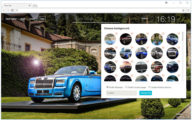Rolls Royce Cars Wallpapers HD Custom New Tab chrome谷歌浏览器插件_扩展第1张截图