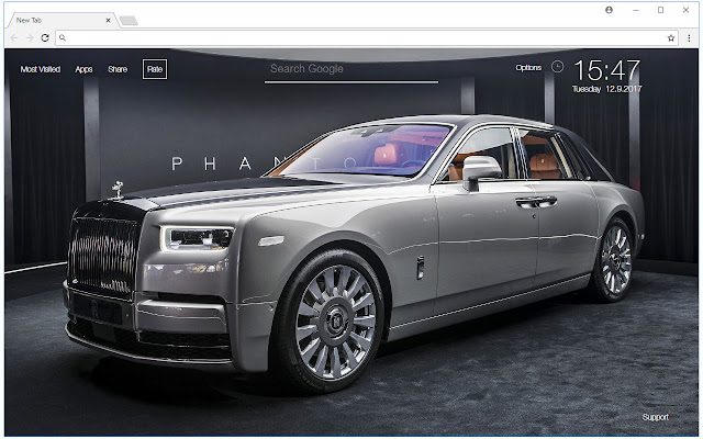 Rolls Royce Cars Wallpapers HD Custom New Tab chrome谷歌浏览器插件_扩展第2张截图