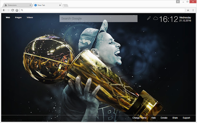 NBA Stephen Curry Wallpapers HD Custom NewTab chrome谷歌浏览器插件_扩展第4张截图
