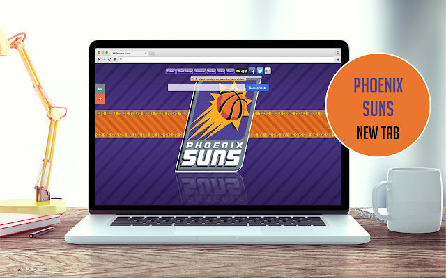 NBA Phoenix Suns New Tab chrome谷歌浏览器插件_扩展第1张截图