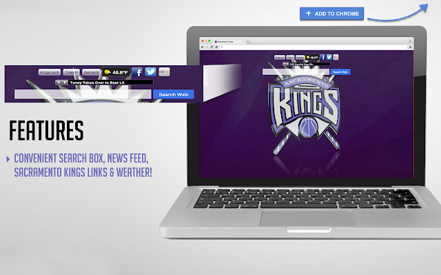 NBA Sacramento Kings New Tab chrome谷歌浏览器插件_扩展第3张截图