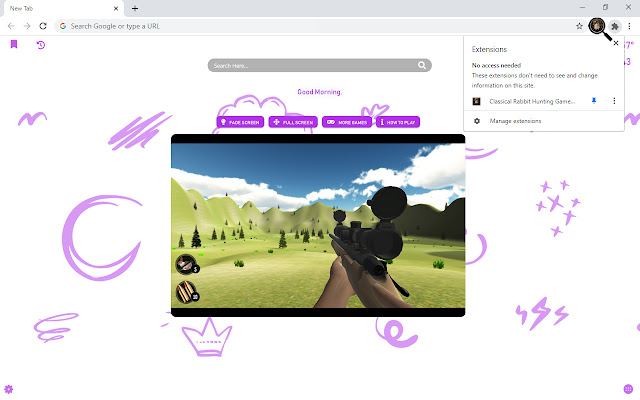 Classical Rabbit Hunting Game New Tab chrome谷歌浏览器插件_扩展第3张截图