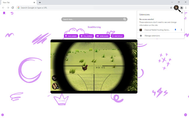 Classical Rabbit Hunting Game New Tab chrome谷歌浏览器插件_扩展第5张截图