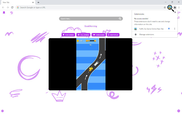 Traffic Go Game Online New Tab chrome谷歌浏览器插件_扩展第3张截图