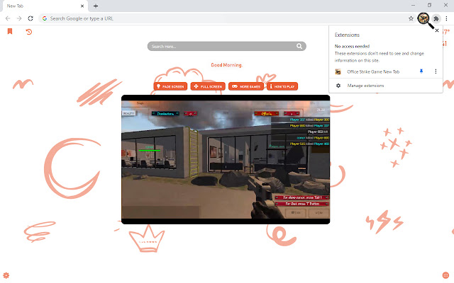 Office Strike Game New Tab chrome谷歌浏览器插件_扩展第2张截图