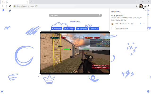 Office Strike Game New Tab chrome谷歌浏览器插件_扩展第3张截图