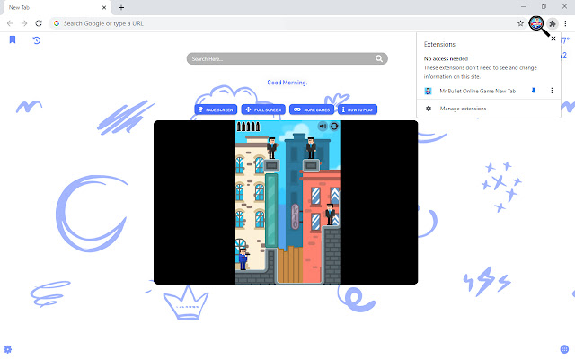 Mr Bullet Online Game New Tab chrome谷歌浏览器插件_扩展第4张截图