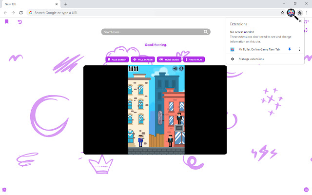 Mr Bullet Online Game New Tab chrome谷歌浏览器插件_扩展第5张截图