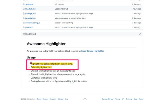 Awesome Highlighter chrome谷歌浏览器插件_扩展第2张截图