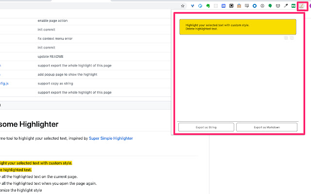 Awesome Highlighter chrome谷歌浏览器插件_扩展第3张截图