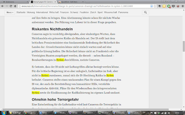Quickfind chrome谷歌浏览器插件_扩展第1张截图