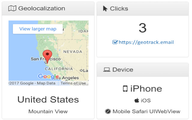 Geotrack Email Tracking with Geolocation chrome谷歌浏览器插件_扩展第1张截图