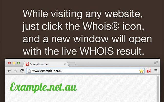 Whois One-Click WHOIS search chrome谷歌浏览器插件_扩展第1张截图