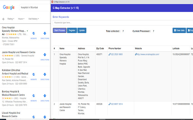 G Map Extractor chrome谷歌浏览器插件_扩展第1张截图