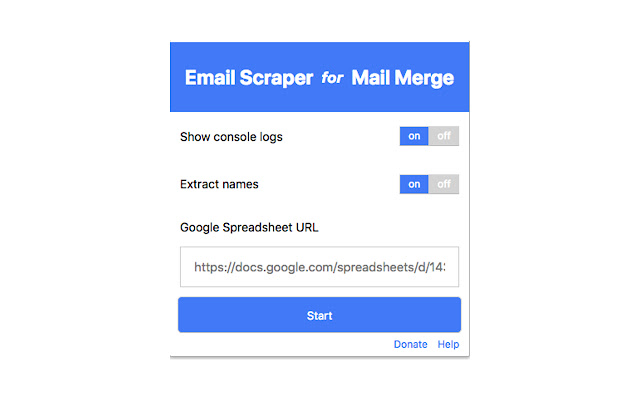 Email Scraper for Mail Merge chrome谷歌浏览器插件_扩展第1张截图
