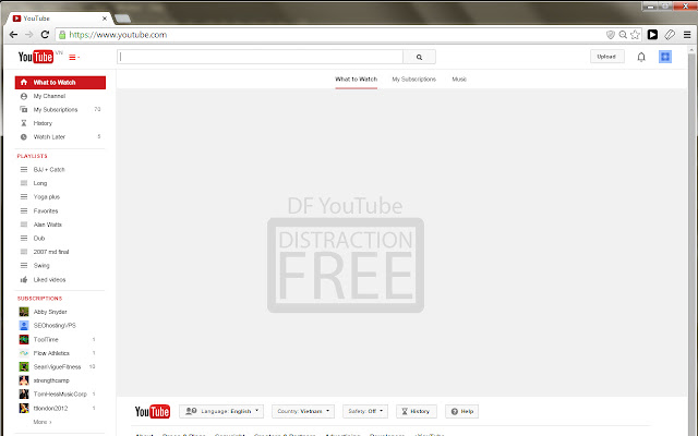 DF Tube (Distraction Free for YouTube™) chrome谷歌浏览器插件_扩展第3张截图