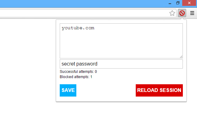 Website Block with Password chrome谷歌浏览器插件_扩展第1张截图