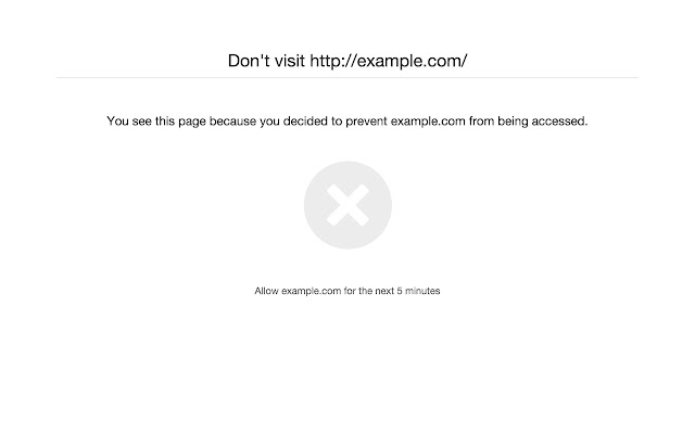 Don't Visit - Block Sites chrome谷歌浏览器插件_扩展第2张截图