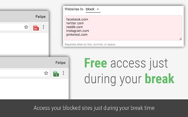 Block & Focus chrome谷歌浏览器插件_扩展第4张截图