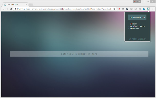 Own Your Time chrome谷歌浏览器插件_扩展第1张截图