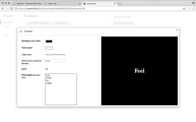 Breathe chrome谷歌浏览器插件_扩展第4张截图