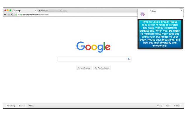 Embody chrome谷歌浏览器插件_扩展第3张截图