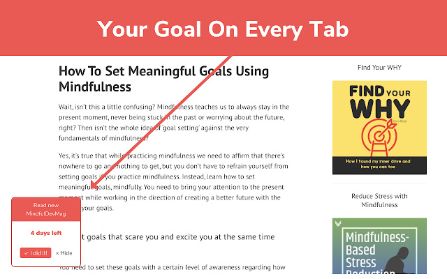 Motivate - Reach Your Goals chrome谷歌浏览器插件_扩展第2张截图