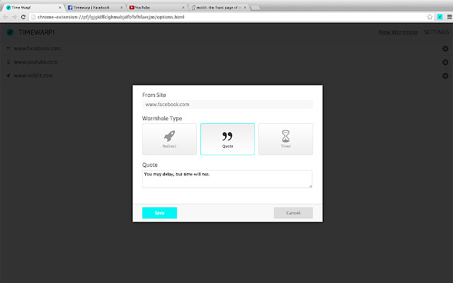 Timewarp chrome谷歌浏览器插件_扩展第3张截图