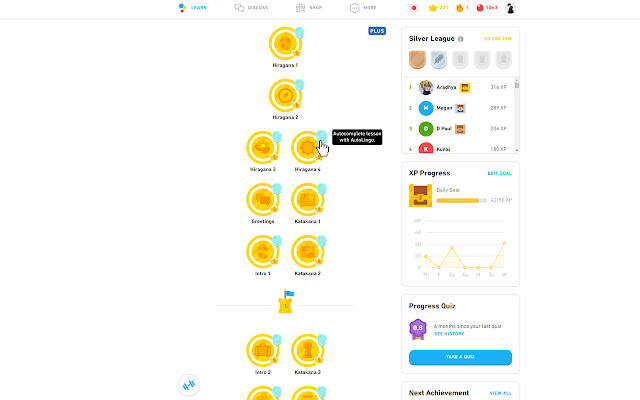 Autolingo chrome谷歌浏览器插件_扩展第1张截图