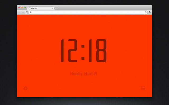 New Tab Clock chrome谷歌浏览器插件_扩展第2张截图