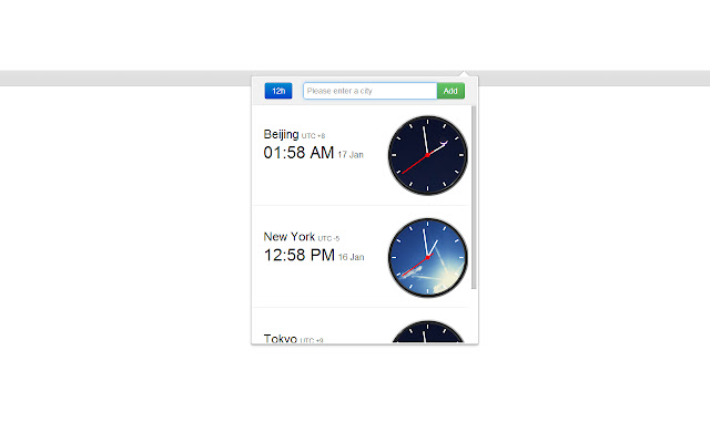 Awesome Clock chrome谷歌浏览器插件_扩展第1张截图